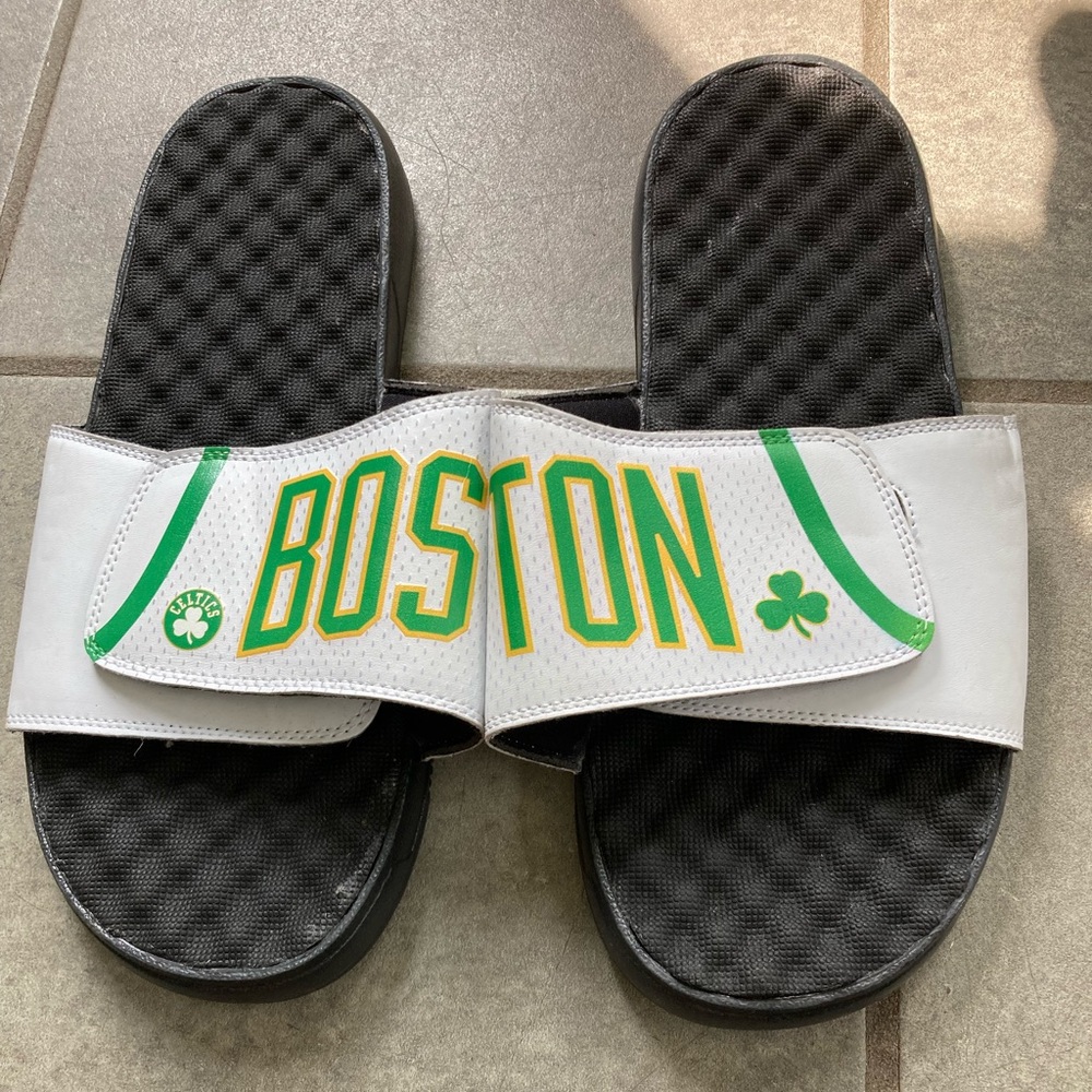 Boston Celtics sandals men’s size 11